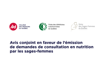 La référence en nutrition des sages-femmes donne accès aux activités autorisées des diététistes-nutritionnistes 